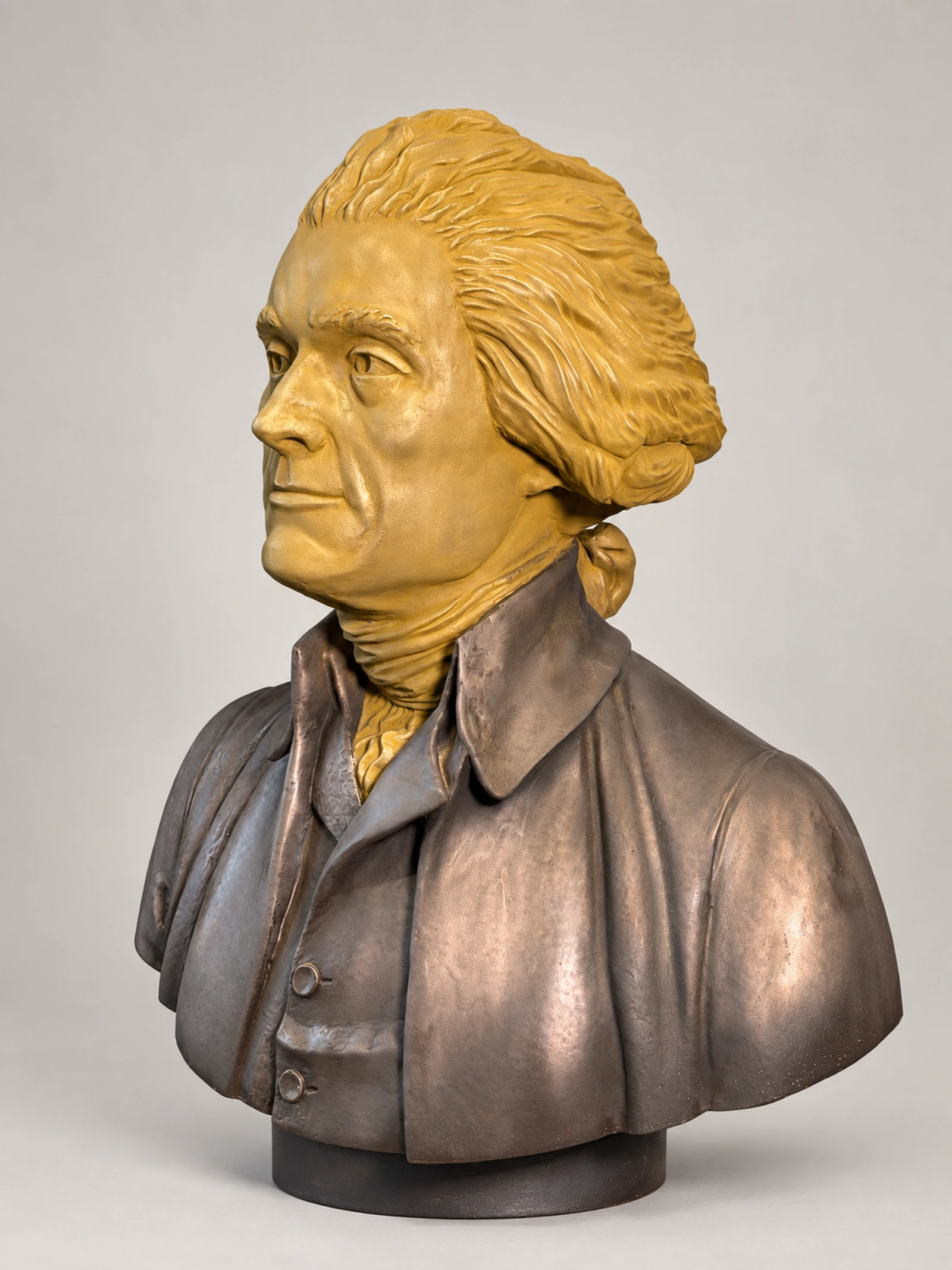 Profile of the 85 cm Thomas Jefferson portrait