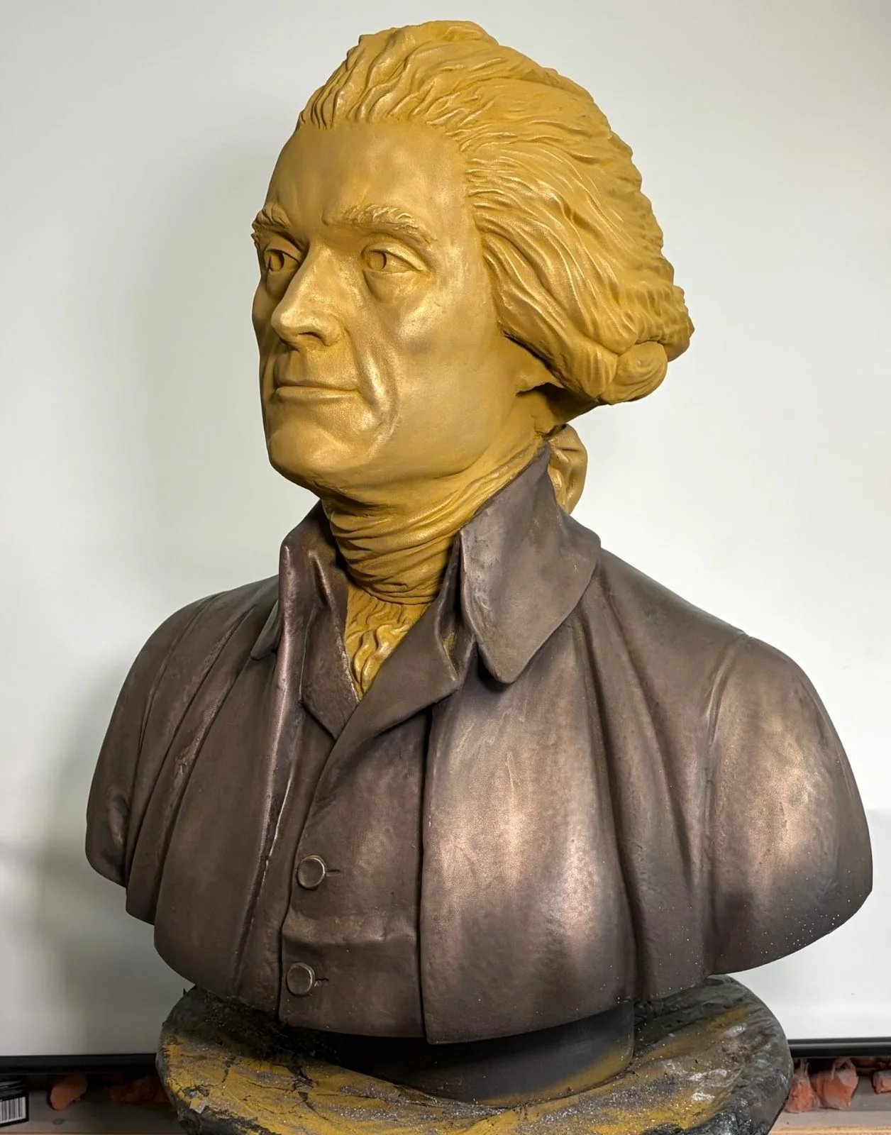 Thomas Jefferson by George Petrides, three-quarter view
