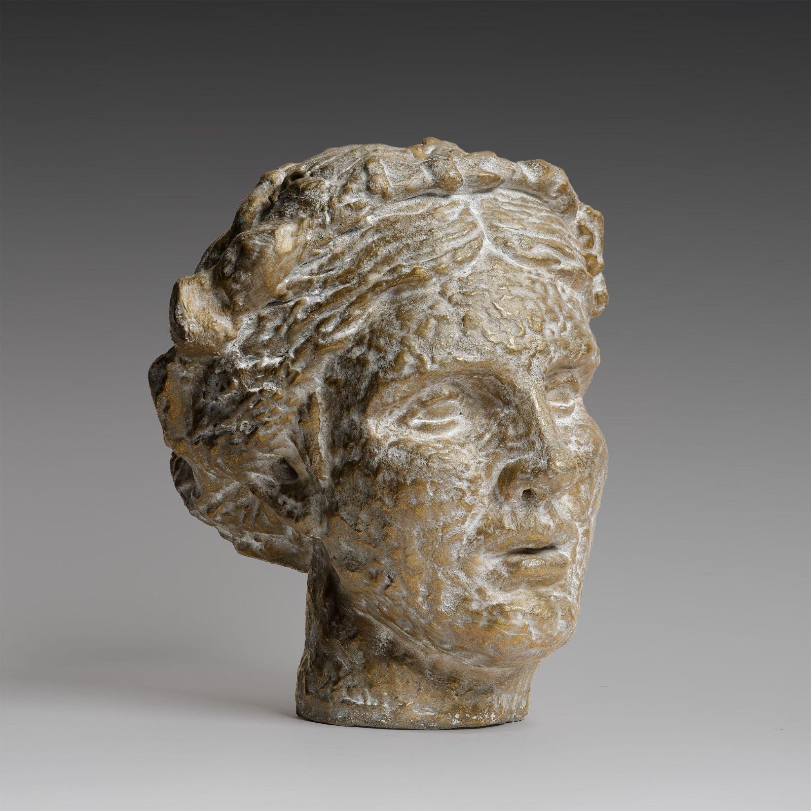 Gold Head of Thalia, studio reference